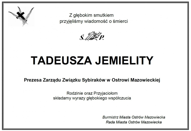 nekrolog_Tadeusz Jemielita