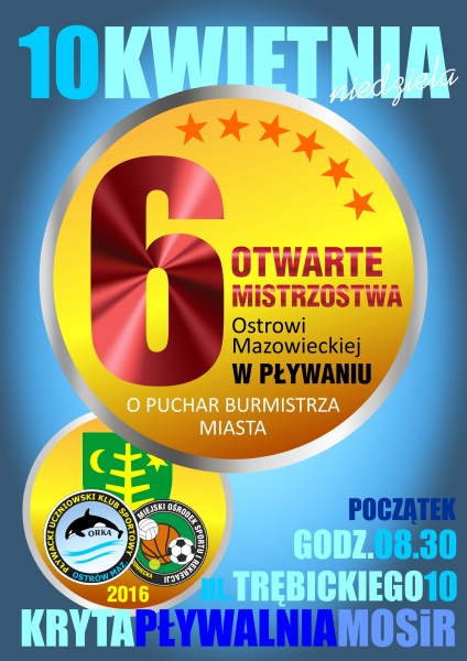 plakat-mistrzostwa w pływaniu