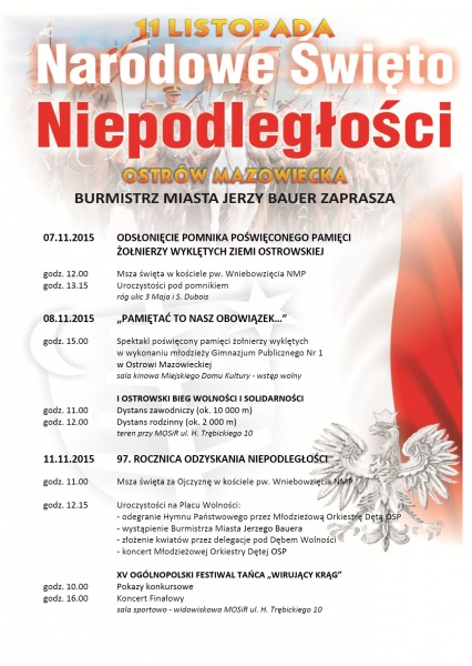 11 listopada 2015 plakat