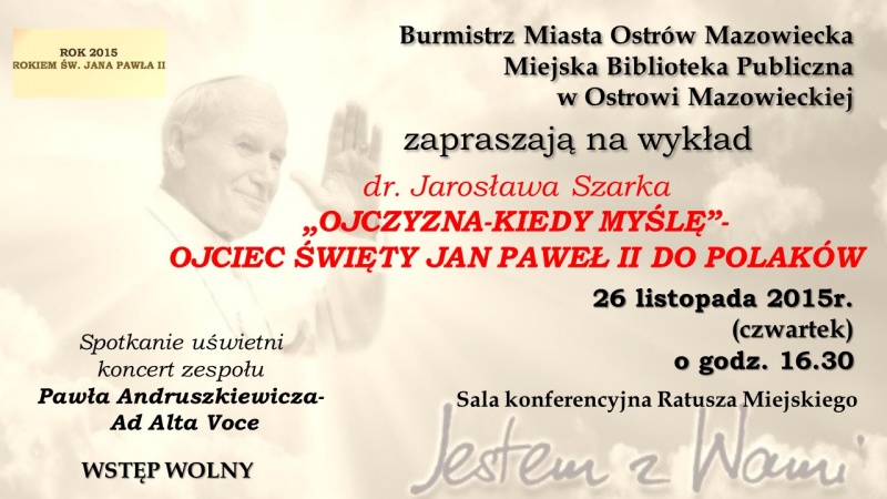 wykład dr. Jarosława Szarka