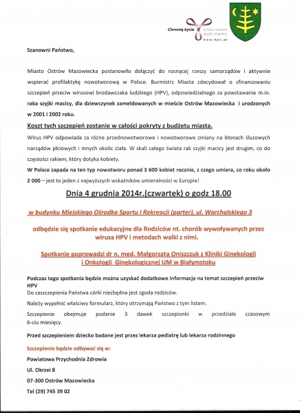 szczepienia HPV