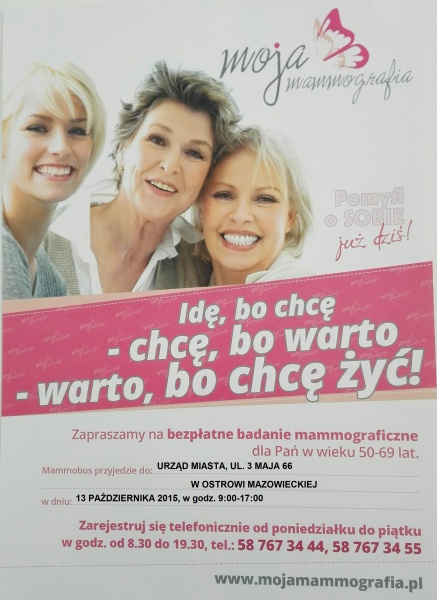bezpłatna mammografia