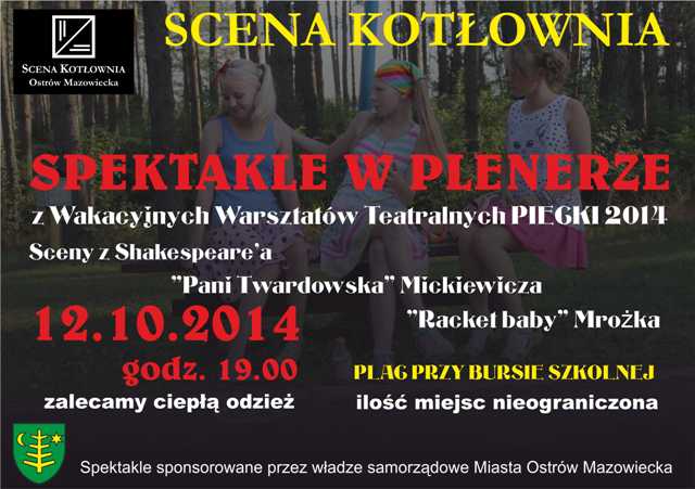 plakat Sceny Kotłownia